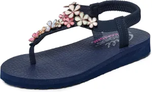 Skechers Women's Meditation-Glass Daisy Flip-Flop