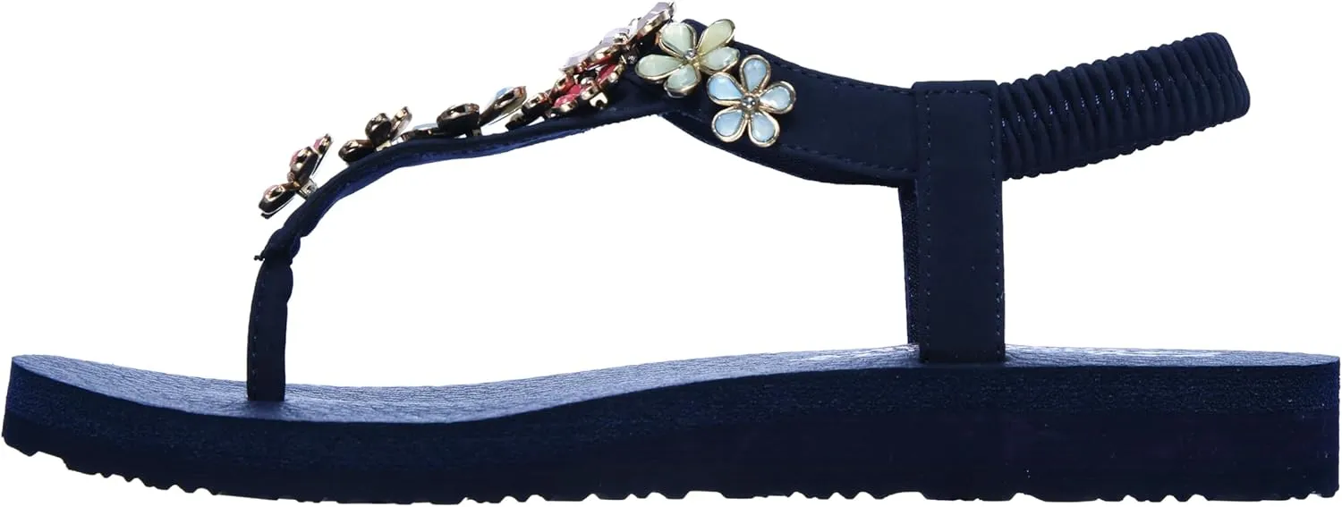 Skechers Women's Meditation-Glass Daisy Flip-Flop