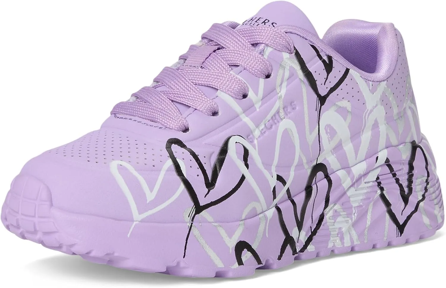 SKECHERS Women's Uno Lite-Metallic Love 314067l (Little Big Kid) Sneaker