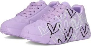 SKECHERS Women's Uno Lite-Metallic Love 314067l (Little Big Kid) Sneaker