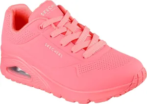 Skechers Women's Uno-Stand on Air Sneaker, Coral, 9.5