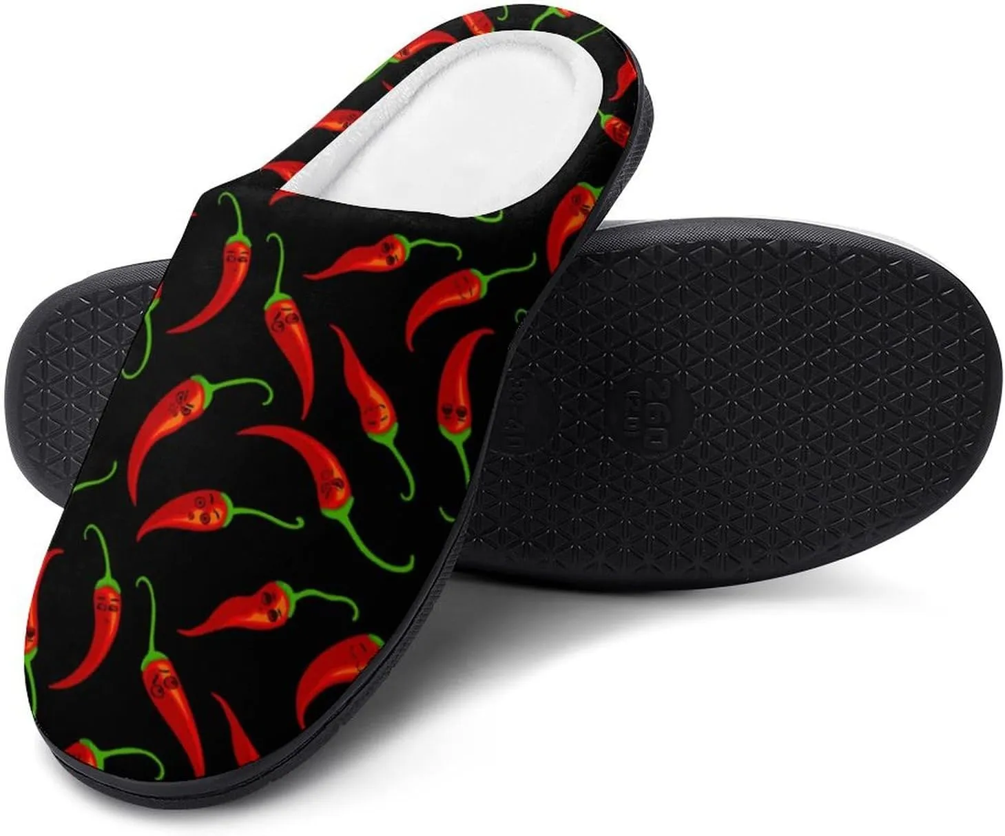 Sloth Happy Halloween Slippers For Women Memory Foam Cotton House Clog Slippers Comfy Slip-On Shoes Indoor Outdoor
