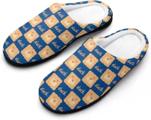 Sloth Happy Halloween Slippers For Women Men Memory Foam Cotton House Clog Slippers Comfy Slip-On Shoes Indoor Outdoor