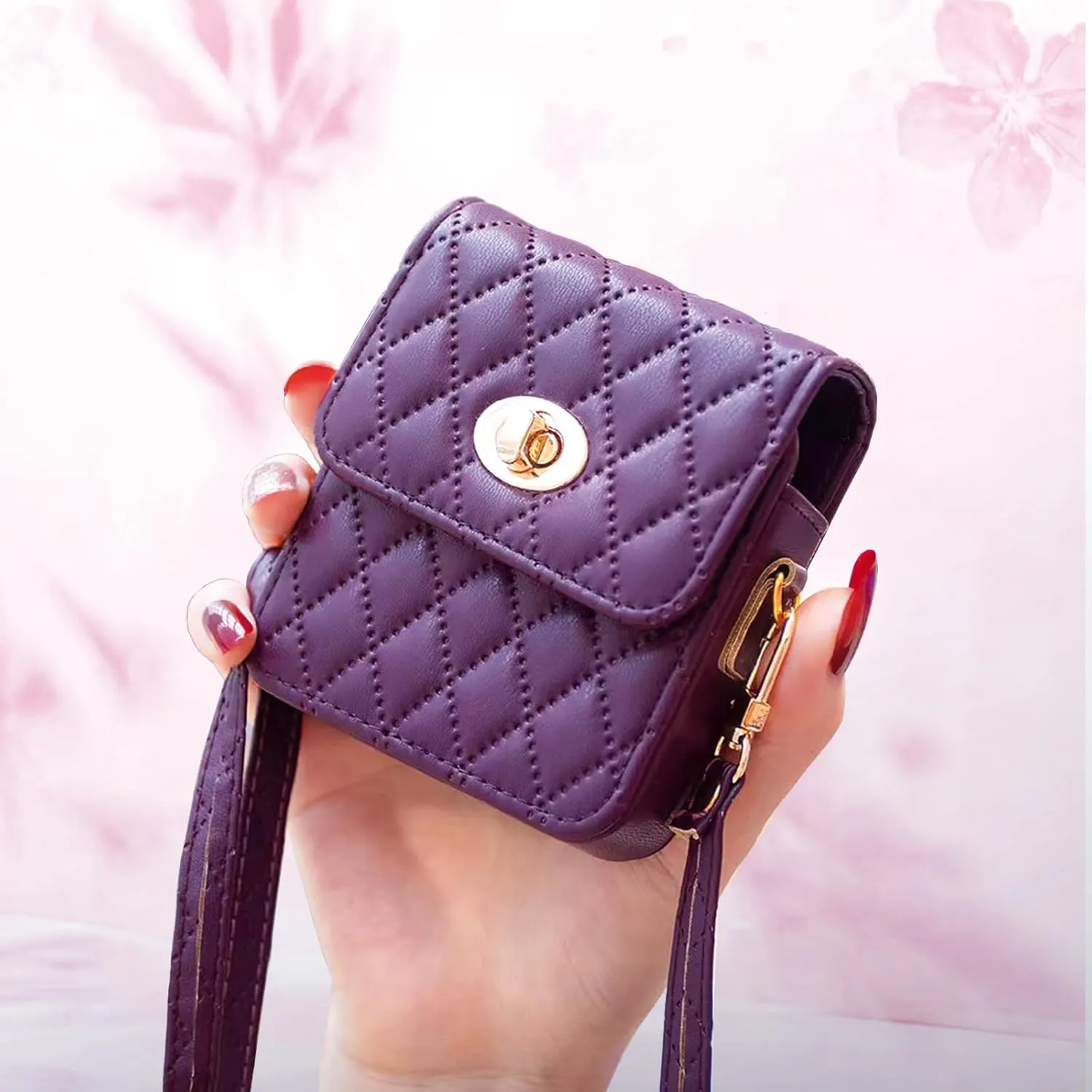 Small Crossbody Bag for Flip Phones - Compatible with Motorola Razr Series and Samsung Galaxy Z Flip Phones