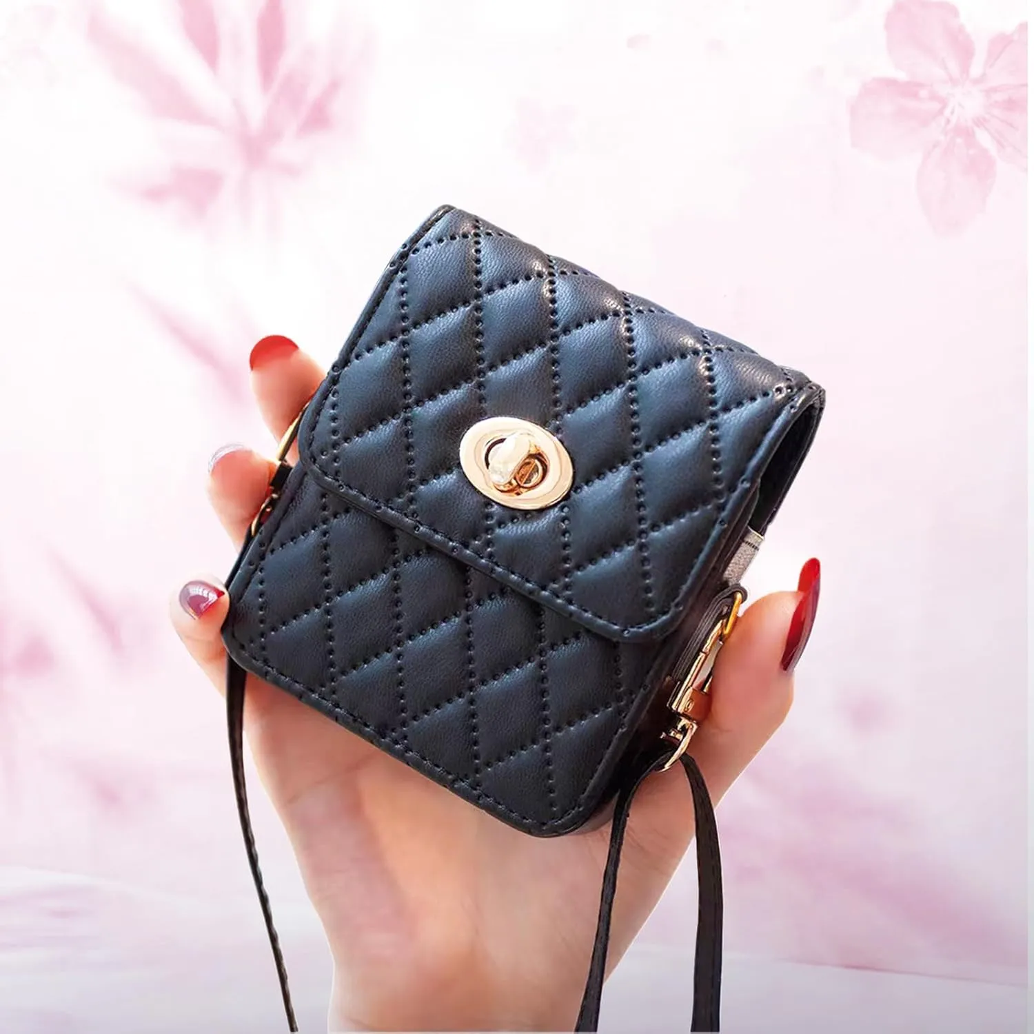 Small Crossbody Bag for Flip Phones - Compatible with Motorola Razr Series and Samsung Galaxy Z Flip Phones