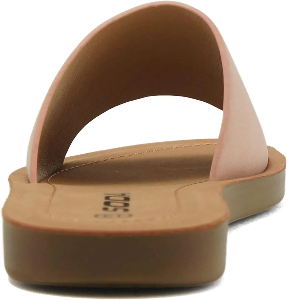 Soda EFRON-2 Little Kid Children Girls Toddler Casual Comfort One Band Fashion Slip on Slide Flip Flop Flat Sandals
