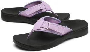 SOLLBEAM Womens Original Orthotic Comfort Thong Style Flip Flops Sandals With Arch Support Heel Cup
