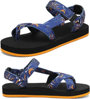 Sport Walking Water Sandals for Women with Arch Support & Adjustable Straps Platform Sandals Women Height Increase