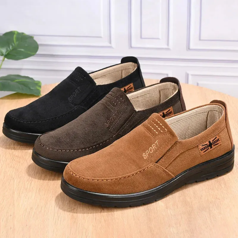 Sports Sole Men Breathable Casual Premium-grade 48 Large Shoes  Beijing Men's Soft New Shoes Cloth Anti Old Size Slip Built-in features Shoes