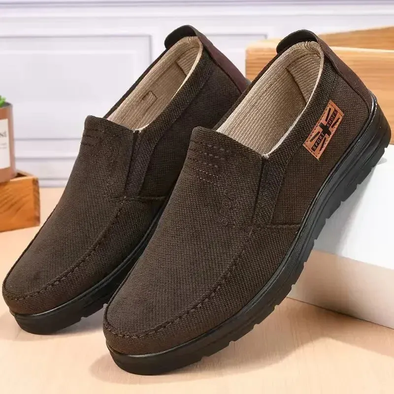 Sports Sole Men Breathable Casual Premium-grade 48 Large Shoes  Beijing Men's Soft New Shoes Cloth Anti Old Size Slip Built-in features Shoes