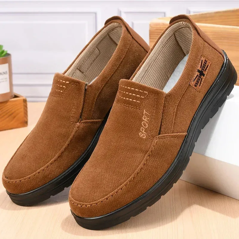 Sports Sole Men Breathable Casual Premium-grade 48 Large Shoes  Beijing Men's Soft New Shoes Cloth Anti Old Size Slip Built-in features Shoes