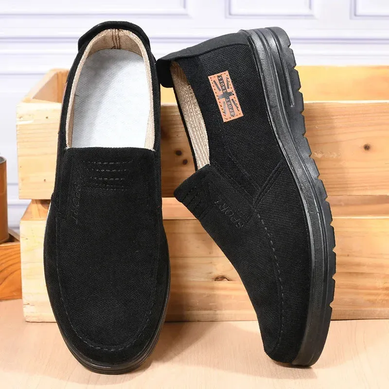 Sports Sole Men Breathable Casual Premium-grade 48 Large Shoes  Beijing Men's Soft New Shoes Cloth Anti Old Size Slip Built-in features Shoes