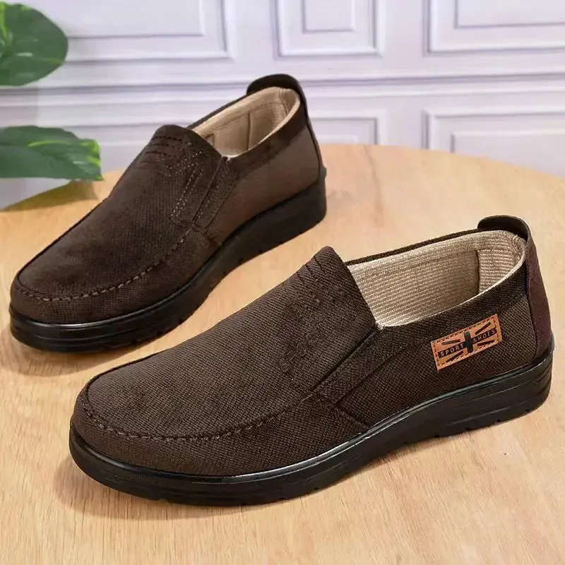 Sports Sole Men Breathable Casual Premium-grade 48 Large Shoes  Beijing Men's Soft New Shoes Cloth Anti Old Size Slip Built-in features Shoes