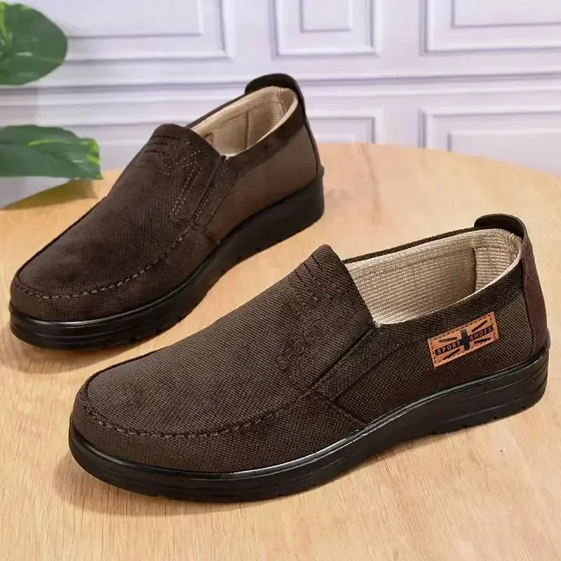 Sports Sole Men Breathable Casual Premium-grade 48 Large Shoes  Beijing Men's Soft New Shoes Cloth Anti Old Size Slip Built-in features Shoes