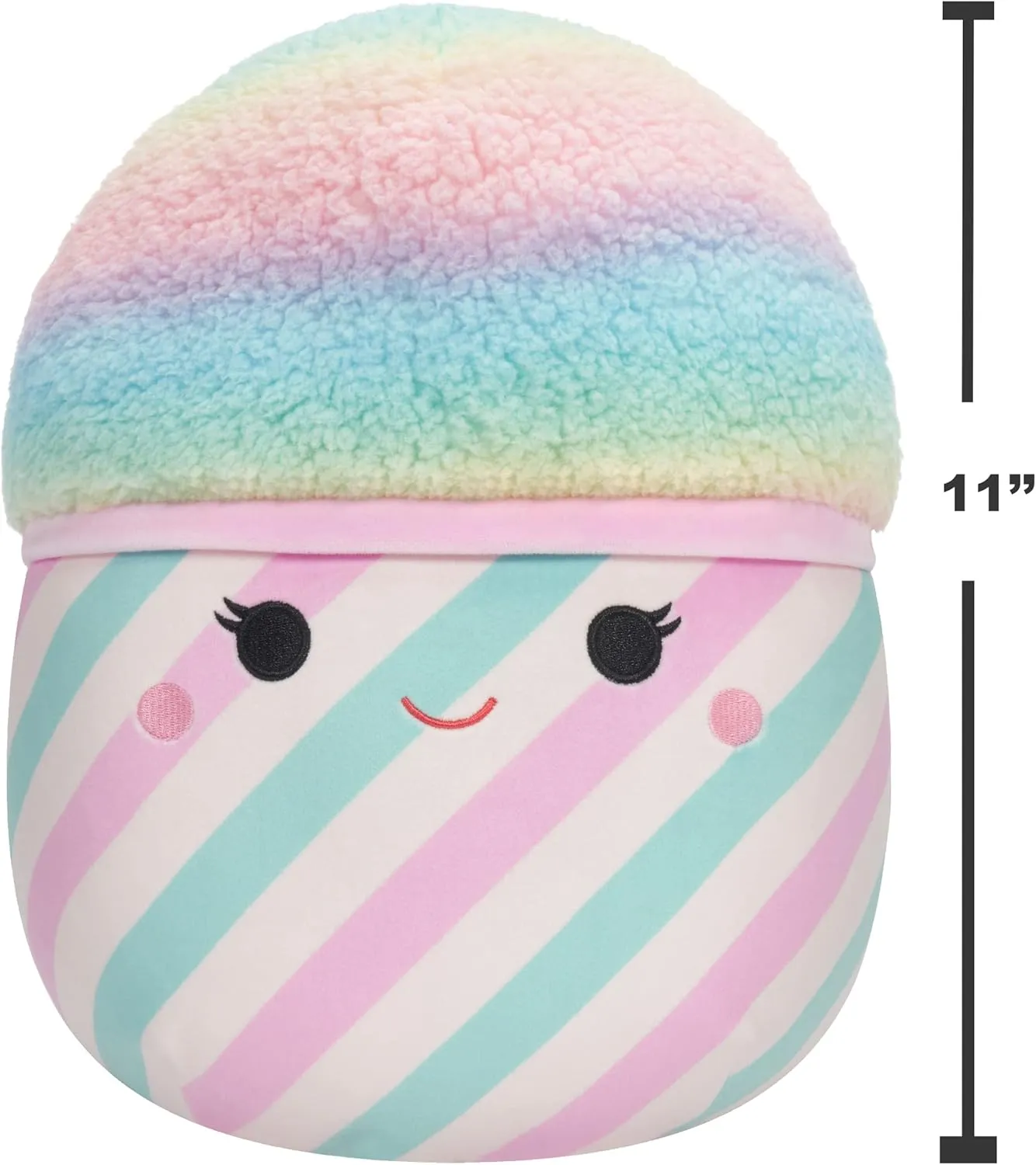 Squishmallows 12-Inch Bevin The Pink and Blue Cotton Candy Plush - Ultrasoft Stuffed Animal Medium-Sized Official Kelly Toy Plush,Blue,Pink
