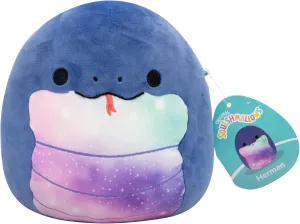 Squishmallows SQCR06582 Official Jazwares Herman The Snake Plush Toy, 7.5 Inch, Super Soft Cuddly Toy