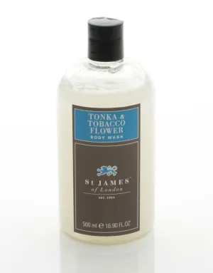 St James of London Tonka & Tobacco Body Wash, 16.9 Fl Oz