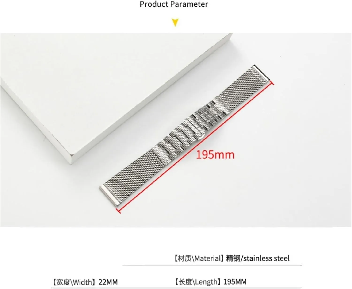 Stainless Steel Mesh Braided Watchband 22 23mm Metal Quick Release Men Women Watchband Universal Band