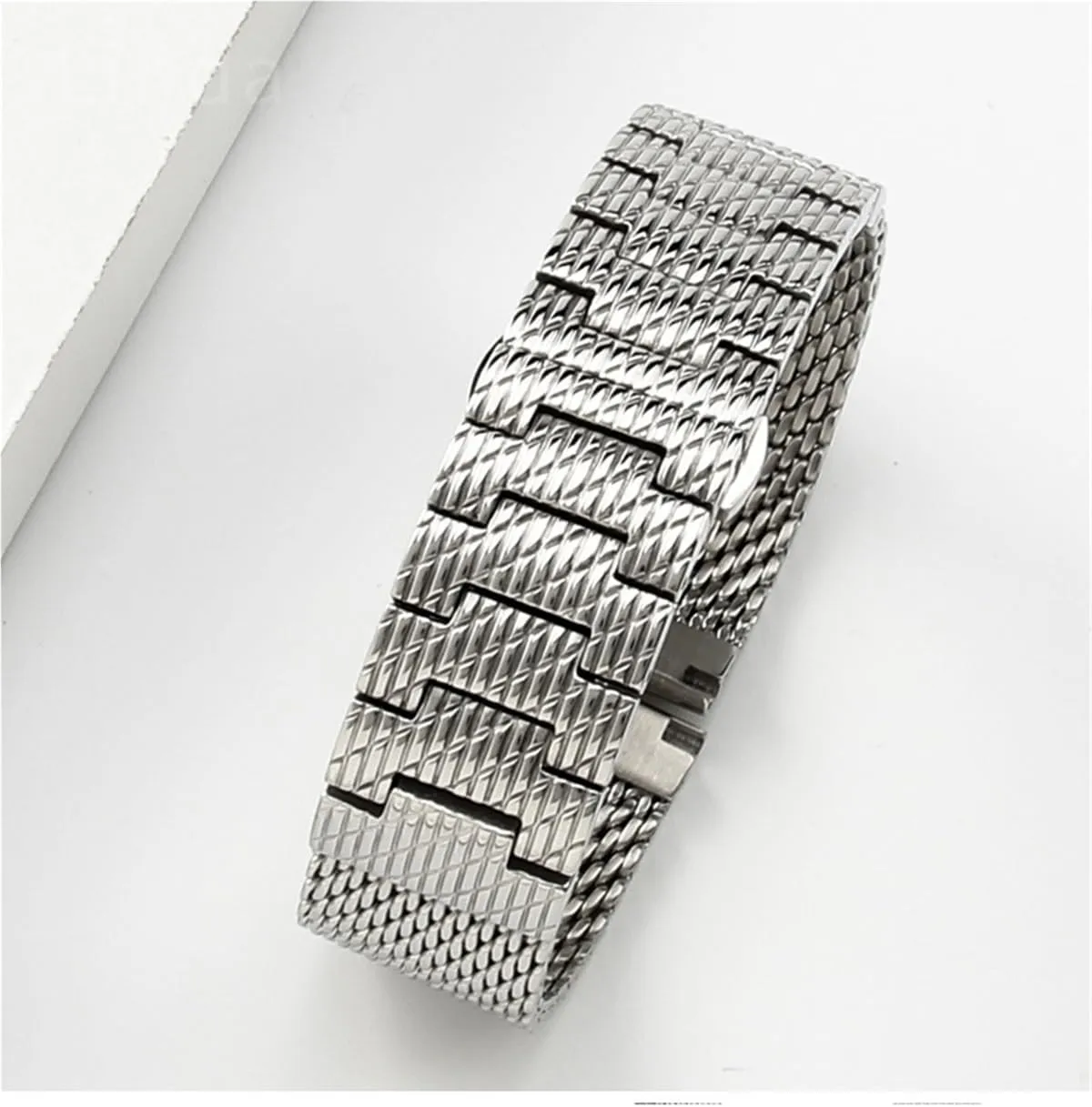 Stainless Steel Mesh Braided Watchband 22 23mm Metal Quick Release Men Women Watchband Universal Band