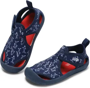 STQ Boys Girls Water Shoes Quick-Dry Slip on Beach Swim Pool Sandals(Toddler/Little Kid)