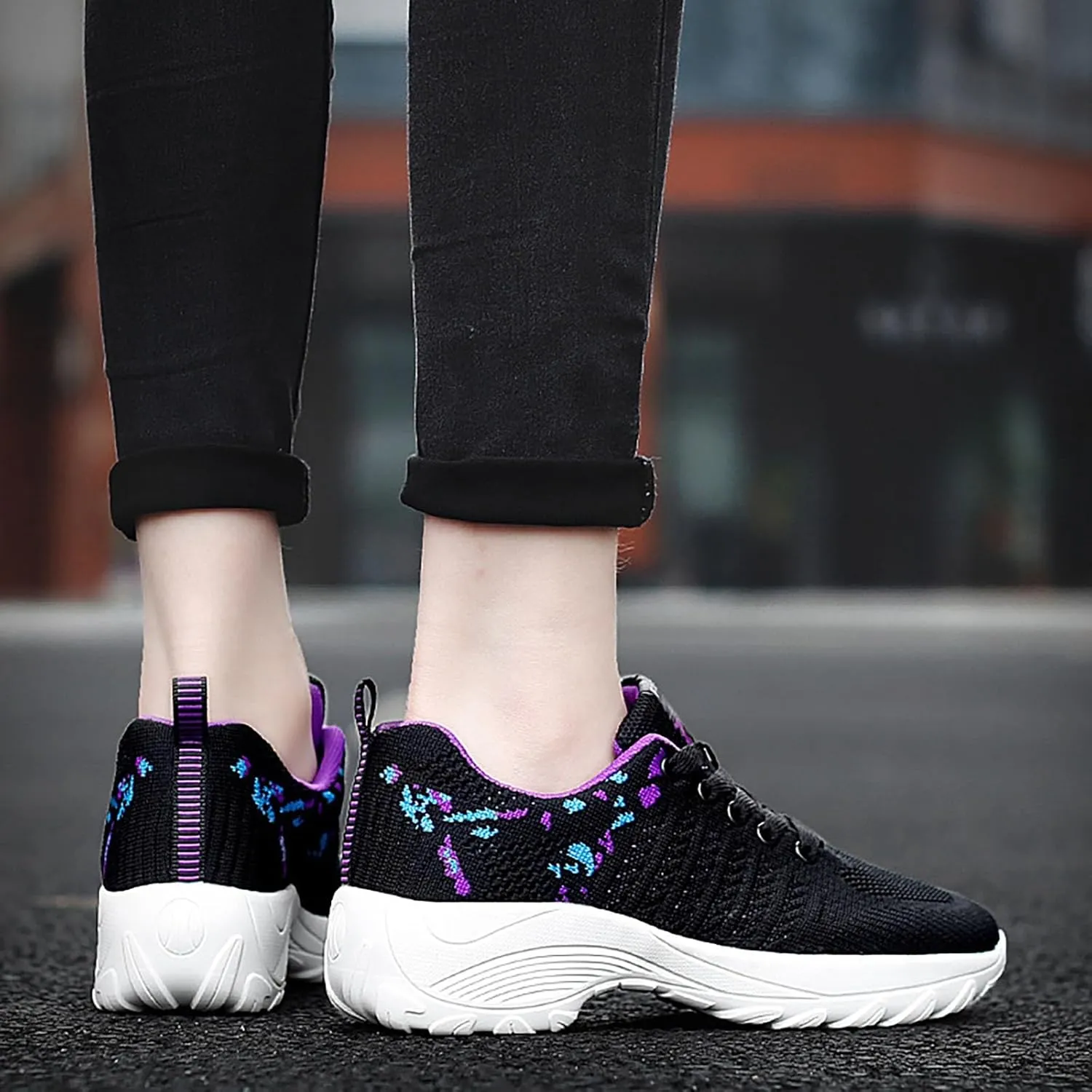 Stretch Cushion Shoes for Women Shoes Shoes for Women Plantar Fasciiti Sneaker Sandals for Women Natural Running Shoes