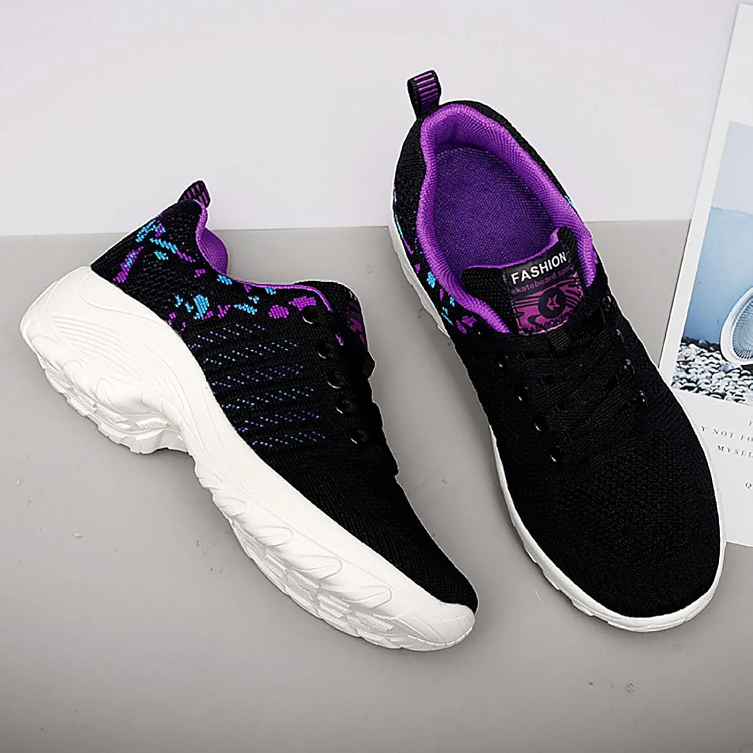 Stretch Cushion Shoes for Women Shoes Shoes for Women Plantar Fasciiti Sneaker Sandals for Women Natural Running Shoes