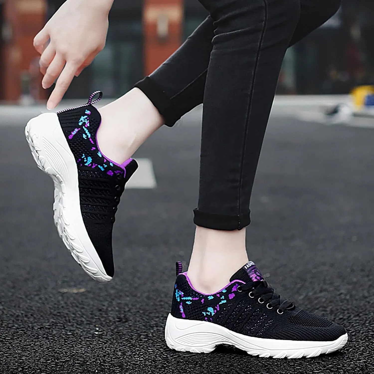 Stretch Cushion Shoes for Women Shoes Shoes for Women Plantar Fasciiti Sneaker Sandals for Women Natural Running Shoes