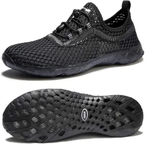 SUOKENI Men's Quick Drying Slip On Water Shoes for Beach or Water Sports