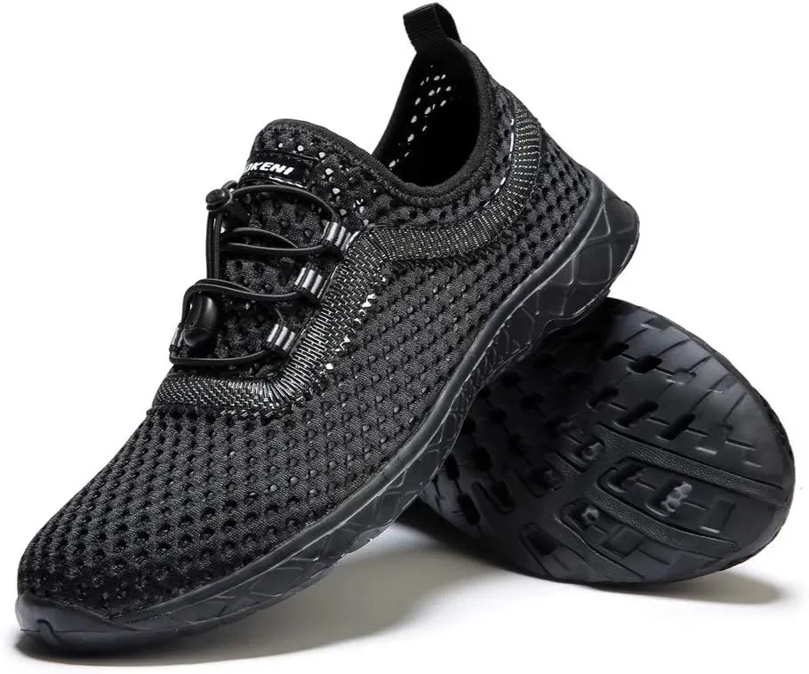 SUOKENI Men's Quick Drying Slip On Water Shoes for Beach or Water Sports