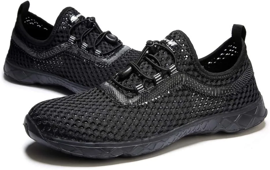 SUOKENI Men's Quick Drying Slip On Water Shoes for Beach or Water Sports