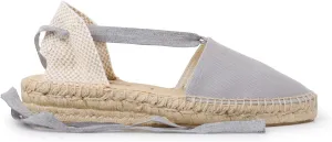 Tamarita Authentic Spanish Espadrille Wedge Sandals for Women - Sustainable, Eco Friendly, Vegan Shoes. Classic Style, Organic Cotton Canvas Upper, Comfy Insole, Jute Midsole, Rubber Sole. Made in Spain