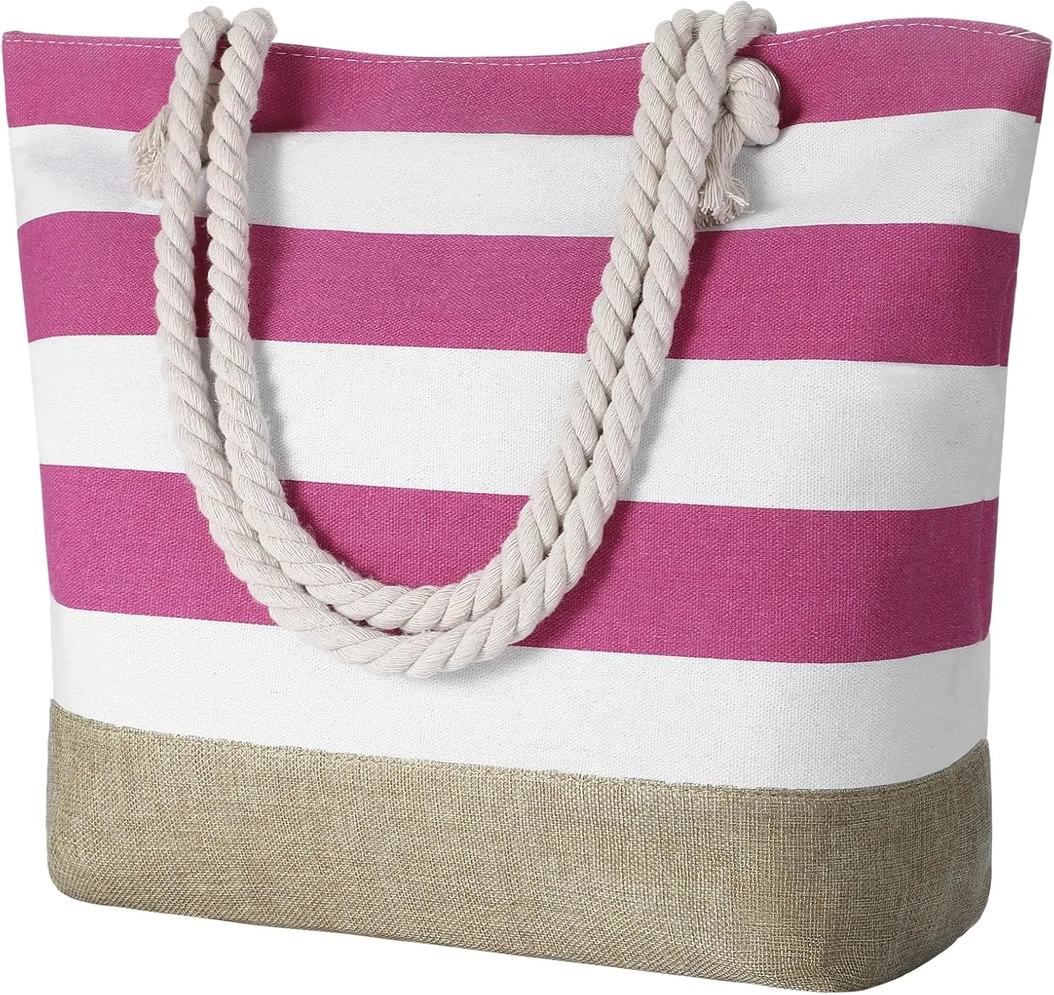 Tavaleu Beach Bags for Women, Large Beach Tote Bag Waterproof Sandproof, Swim Pool Bag with Zipper