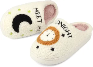 Taylor Slippers for Kids Girls Warm House Slippers Comfy Fur