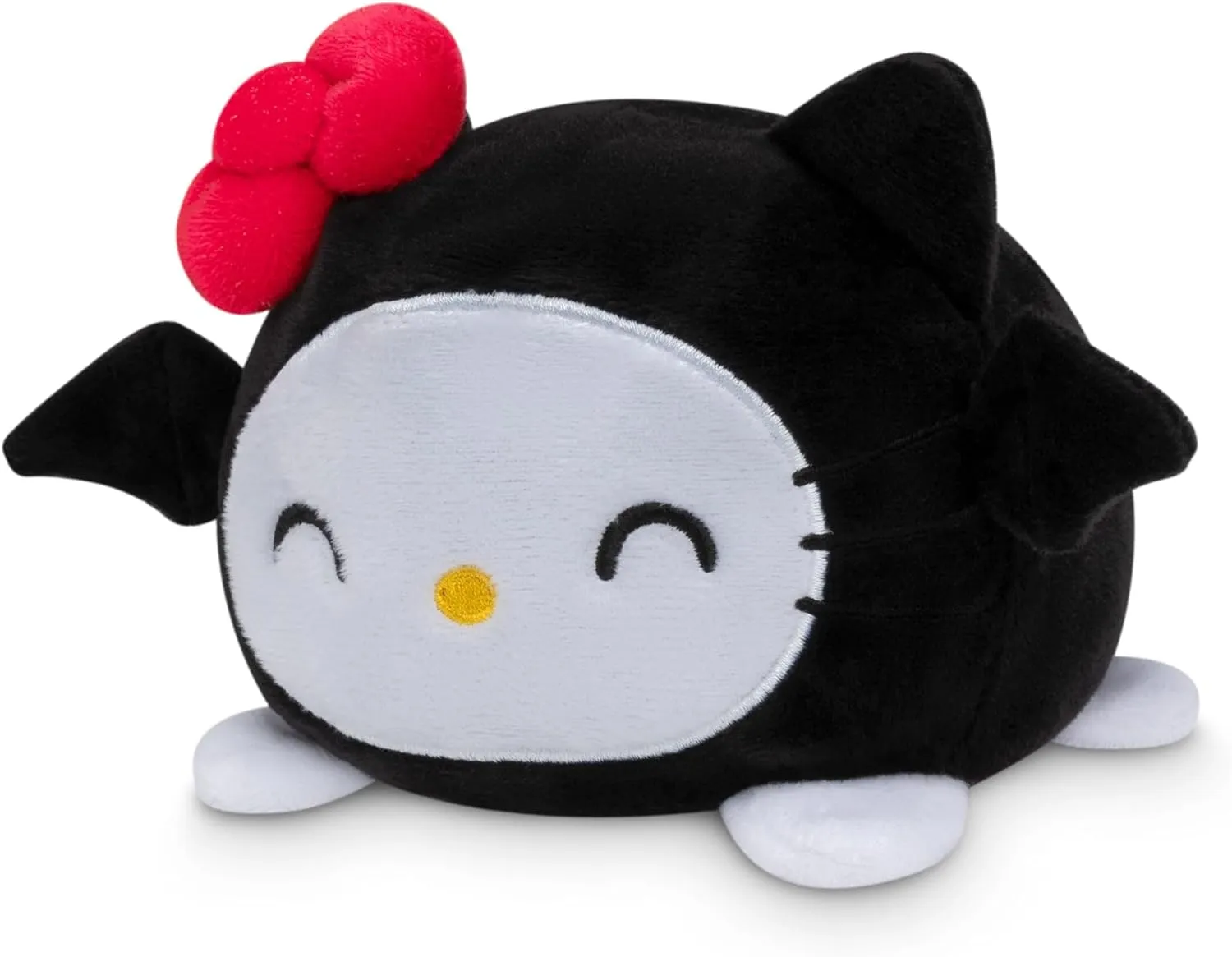 TeeTurtle - The Officially Licensed Original Sanrio Plushie - Witch   Bat Hello Kitty - Cute Sensory Fidget Stuffed Animals That Show Your Mood - Perfect for Halloween!