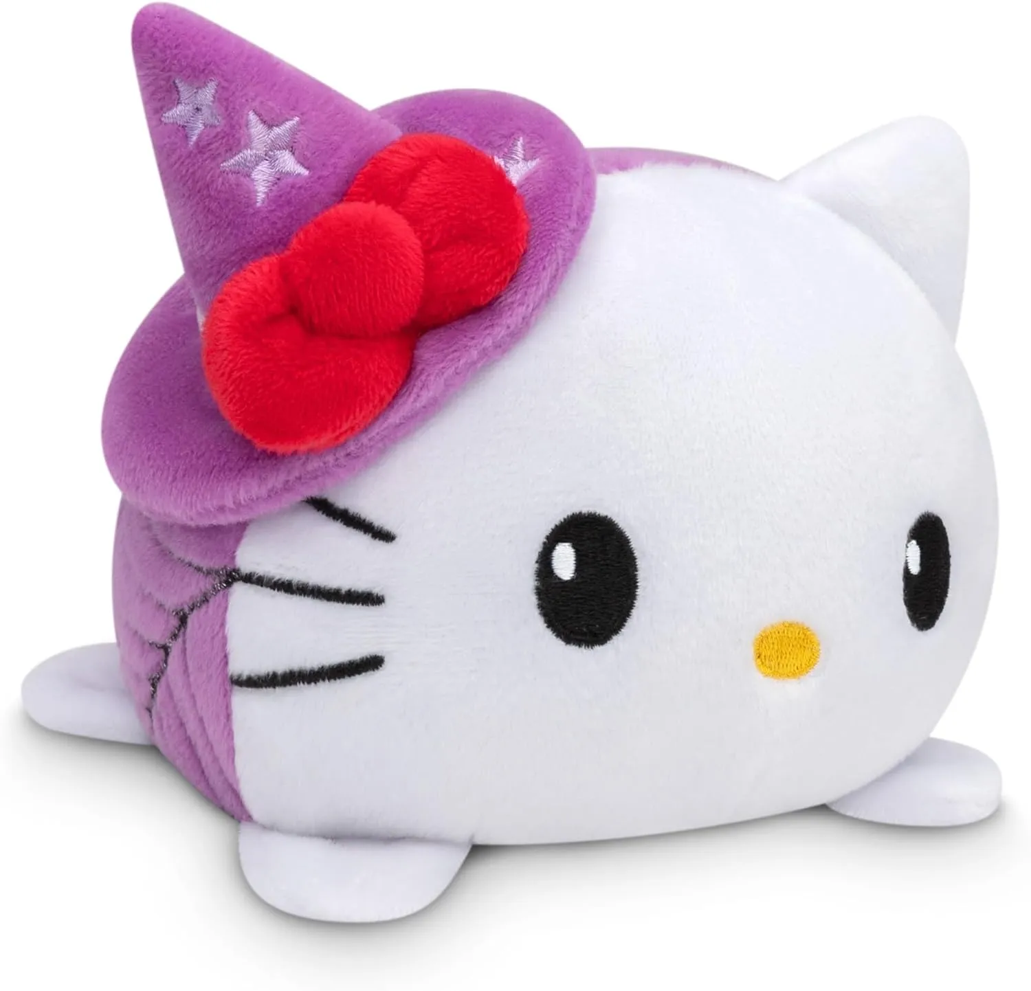 TeeTurtle - The Officially Licensed Original Sanrio Plushie - Witch   Bat Hello Kitty - Cute Sensory Fidget Stuffed Animals That Show Your Mood - Perfect for Halloween!