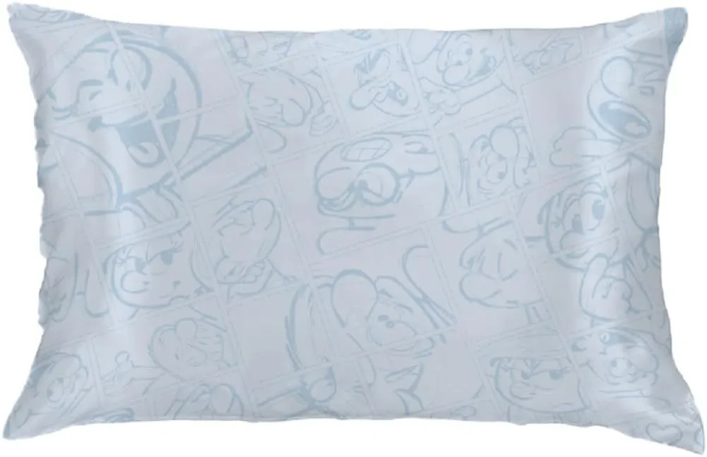 The Smurfs Smurfette Retro Beauty Silky Satin Standard Reversible Pillowcase Cover 20x30 for Hair and Skin, (Officially Licensed Product) by Franco Collectibles
