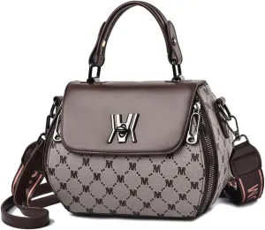 The stylish, spacious one-shoulder package keeps you on the heels of the trendy bag and the style bag that is designed for women (brown)