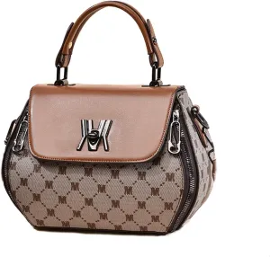 The stylish, spacious one-shoulder package keeps you on the heels of the trendy bag and the style bag that is designed for women(coffee)