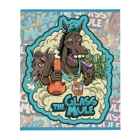 Throw Blanket - The Glass Mule x ArtByMikeShragal x Rowdy Glass