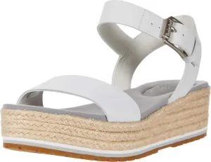 Timberland Santorini Sun Ankle Strap Sandal White Full Grain 6 B (M)