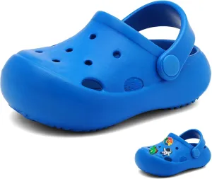 Toddler Classic Clogs Skin-Friendly Comfy Lightweight 丨Boys Girls Slip On Water Shoes