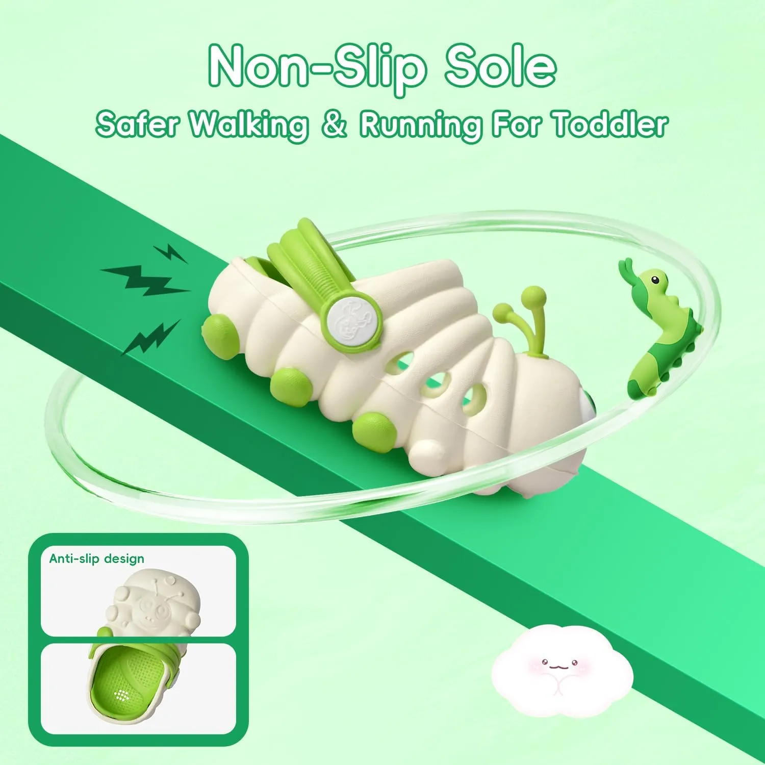 Toddler Sandals Baby Boys Girls Slip On Walking Shoes Summer Breathable Quick-Dry Lightweight Barefoot Slippers Outdoor Indoor Non-Slip Sandals