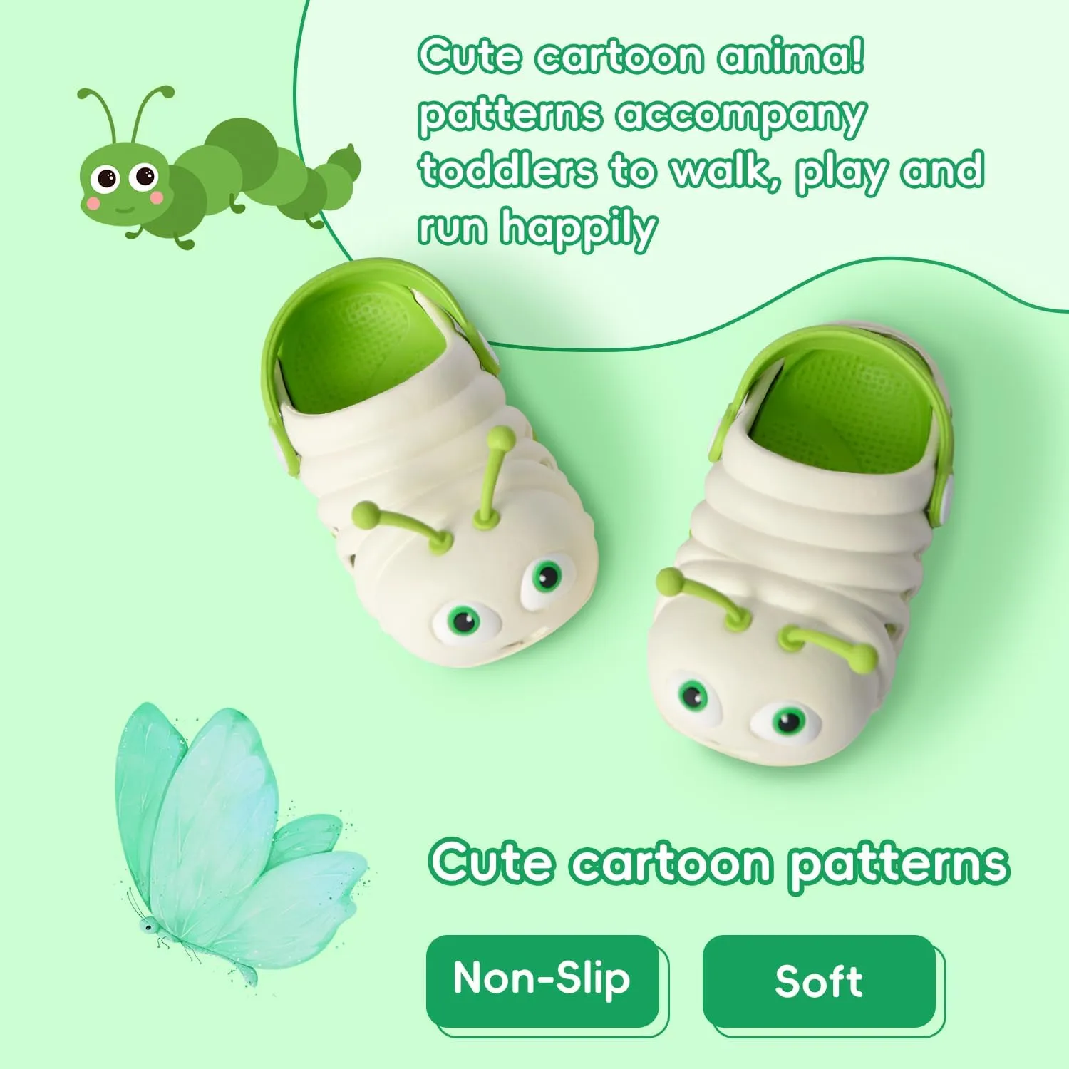 Toddler Sandals Baby Boys Girls Slip On Walking Shoes Summer Breathable Quick-Dry Lightweight Barefoot Slippers Outdoor Indoor Non-Slip Sandals