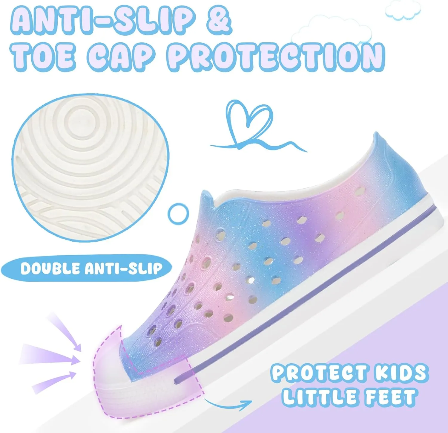 Toddler Sandals for Boys Girls Kids Summer Quick Dry Sneakers Pool Beach Swim Water Shoes for Children