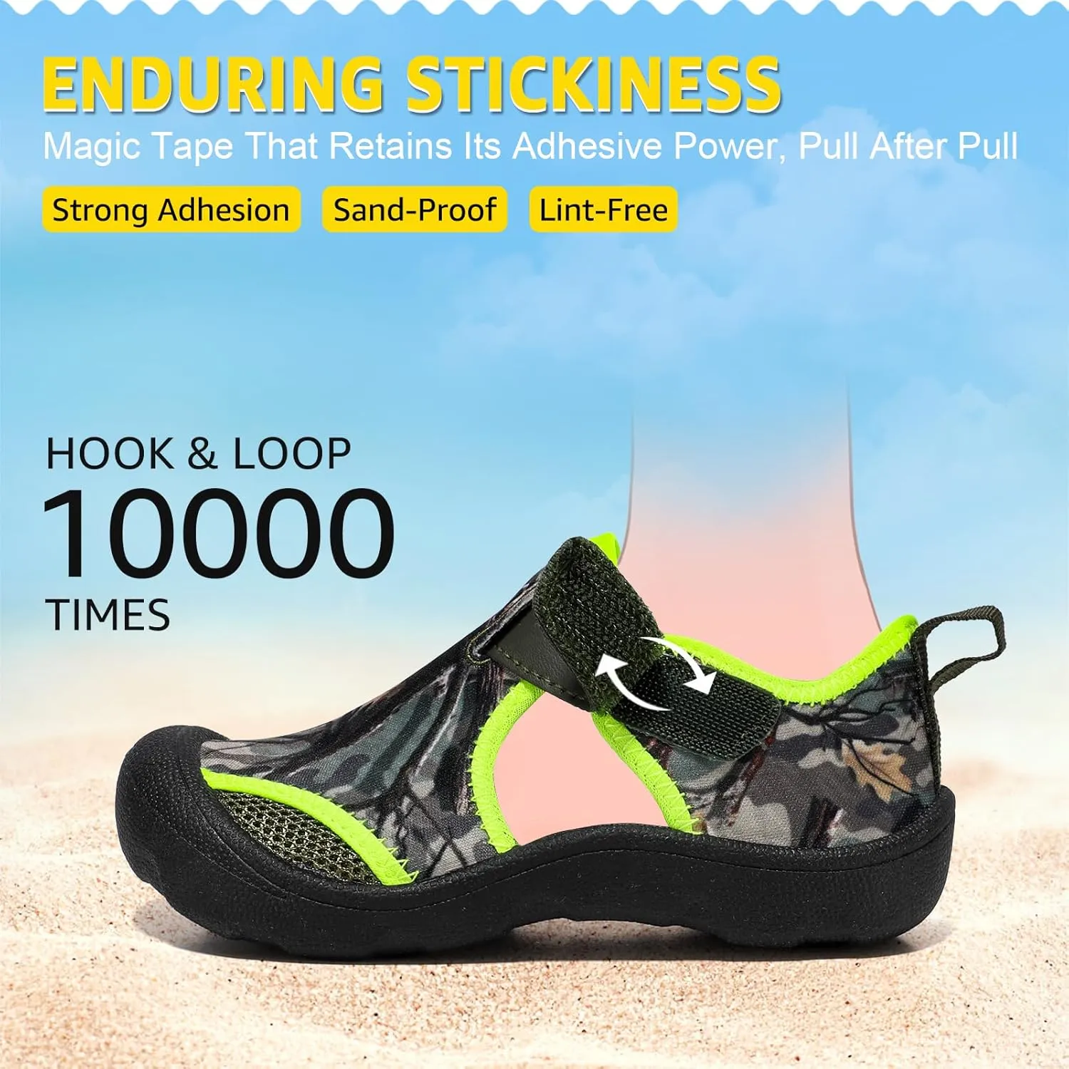 Toddler Water Shoes Quick-Dry Cute Beach Swim Pool Shoes