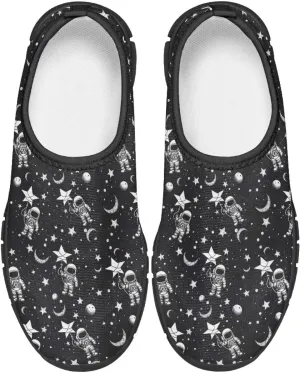 TODIYADDU Soccer Basketball Sports Lover Shoes for Boys Athletic Slip On Sneakers