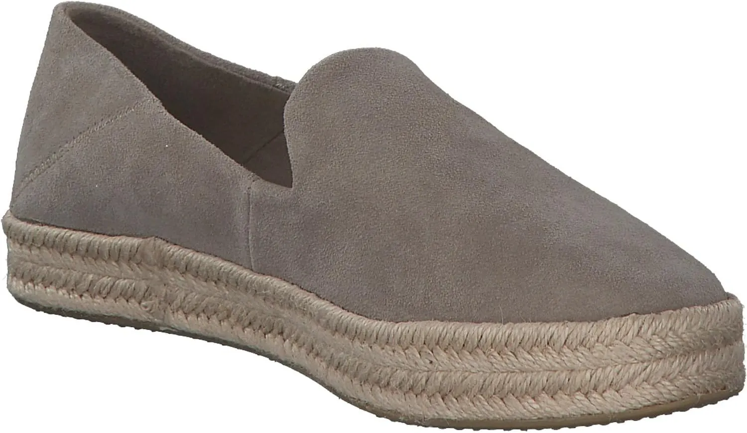 TOMS Womens Carolina Espadrille Slip On Flats Casual - Black