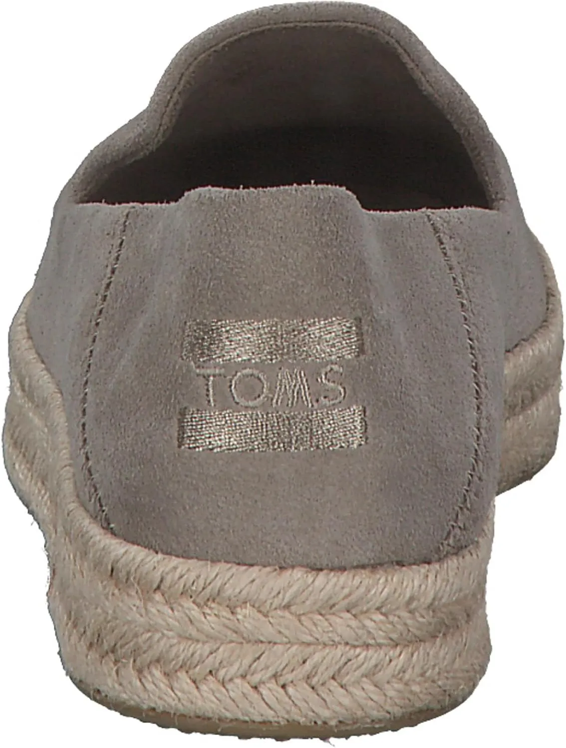 TOMS Womens Carolina Espadrille Slip On Flats Casual - Black