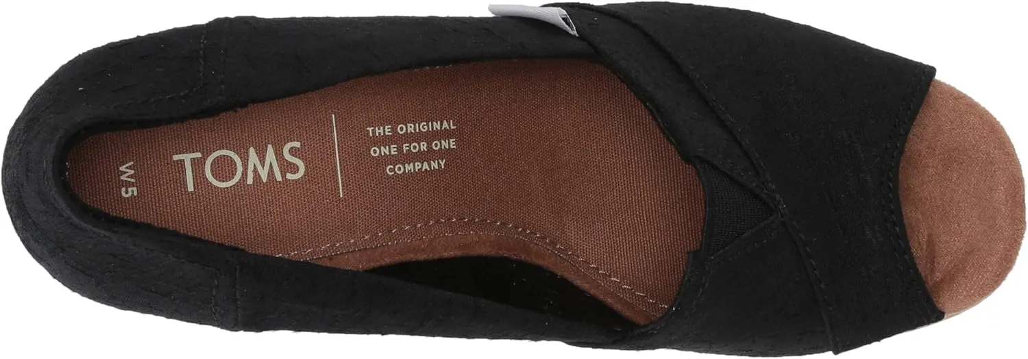 TOMS Women's Classic Espadrille Wedge Sandal