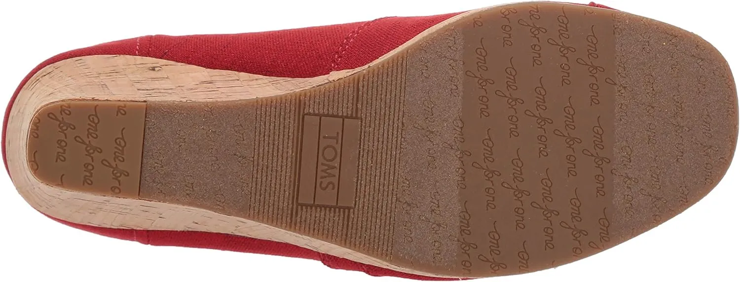 TOMS Women's Classic Espadrille Wedge Sandal